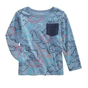 First Impressions 4T Blue Dinosaur Top NWT AI86